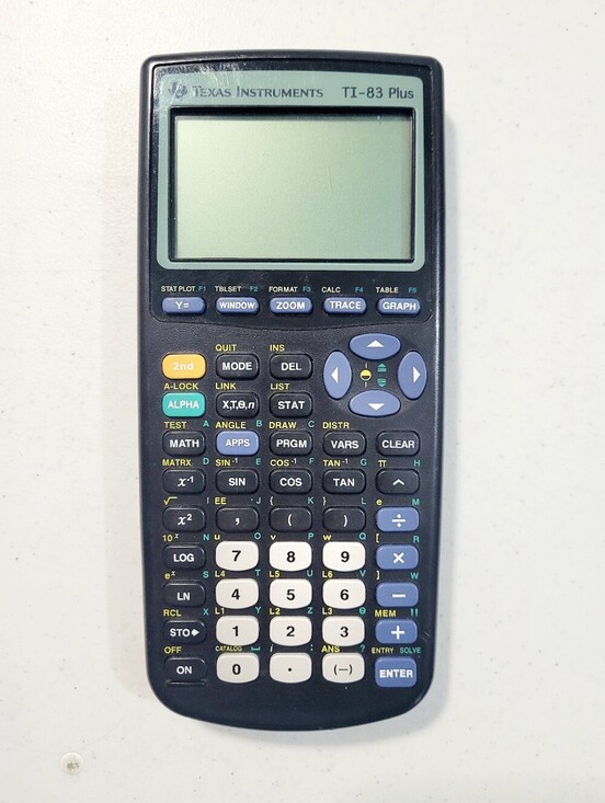 Texas Instruments Other - Texas Instruments TI-83 Plus Graphing Calculator Tested Works Student School